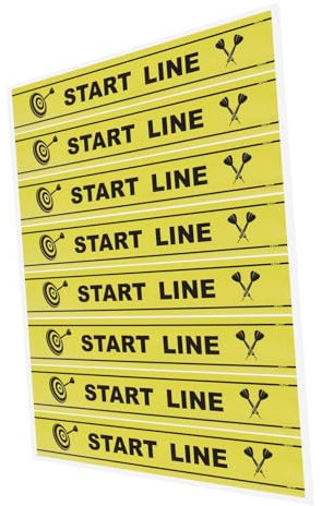BESPORTBLE Dart Abwurflinie Bodenklebemarkierung Langlebige Wurflinie Für Dartsport Indoor Outdoor Strapazierfähige Spielzubehör Fußbodenmarkierung Für Party Und Training