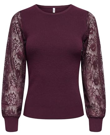 ONLY Damen Onlperry Life Ls Mix O-Neck KNT Onlperry Life Ls Mix O-Neck KNT (1er Pack)