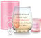 Yalucky Funny Gifts for Women Personalised Funny Wine Glass Presents for Women Christmas Birthday Friendship Galentines Gifts for Women Ladies Retirement Leaving Gift for Her Best Friends Gifts