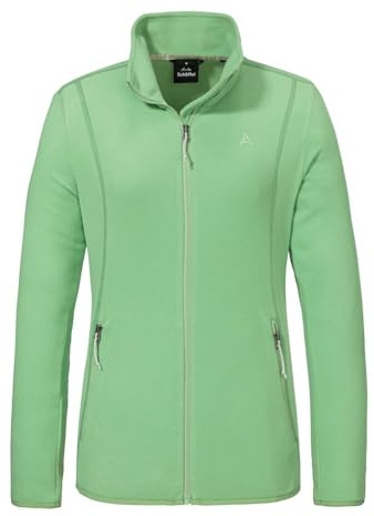 Schöffel Damen Fleece Jk Style Ash WMS, leichte Fleecejacke aus wärmendem Tecnopile, schnelltrocknende Outdoorjacke mit 2-Wege-Stretch