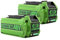 Batteria da 40V 6Ah compatibile con GreenWorks, G-MAX Batteria di ricambio agli ioni di litio del produttore per utensili elettrici tosaerba(2pcs-6.0ah)