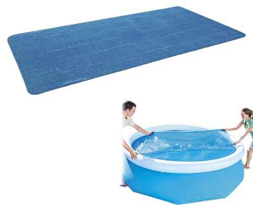 Pool Heat Cover - Pool Solardecke, Wärmespeichernde Schwimmbaddecke | UV-beständige Solarabdeckung, leichte schwimmende Poolfolie, Outdoor-Spa-Schutz für Heizwasser, Reduzierung von Verdunstung