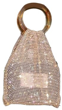 Multifunctional Handwoven Pouches Designs for Cosmetics Storage and Beverages Transportation Stylish Outfits Wear Rhinestones Storage Pouch