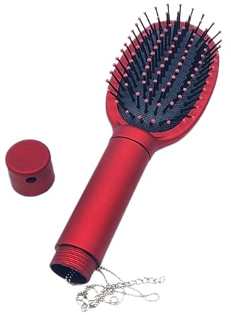 Stash Can Hairbrush Flask |1* Pcs Secret Compartments Hairbrush | 20cm Travel Hair Brush | Concealed Compartment For Cash, Valuables & Jewelry | Secret Comb Safe To Travels, Gym & Home