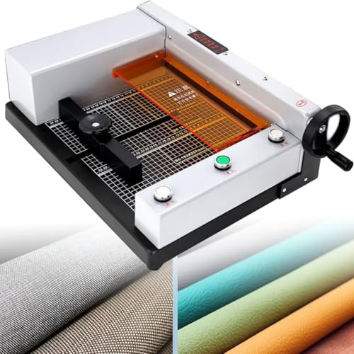Elektrischer Papierschneider, 0–300 mm Breite, Schreibtisch- und Industrie-Papierschneidemaschine mit 40 mm Schnittstärke für Karton und Leder