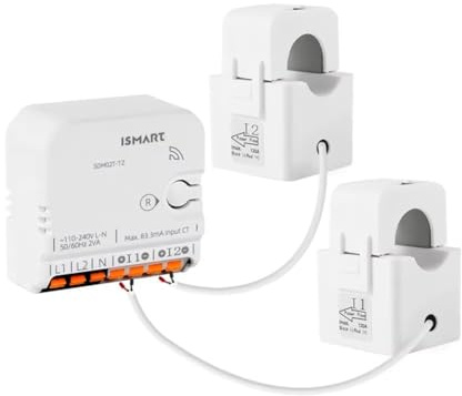 Bosiyrggrl Tuya Zigbee Smart Mess 2 Klemme 2 Phase MAX 120A Echtzeit-Leistungsüberwachungsfunktionalität