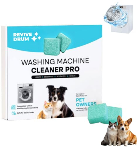 Revive Drum Lavatrice, 12 Pezzi Washing Machine Cleaner Pro (1 Scatola)
