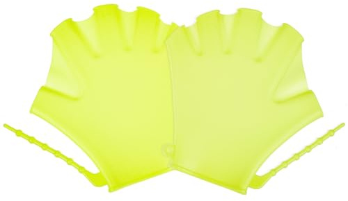 MUSISALY Guantes para Natación Infantiles 2 Piezas de Silicona , Manoplas de Entrenamiento Correa Ajustable y Resistencia al Agua para Piscina Niñas