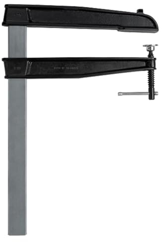 BESSEY Tiefspann-Schraubzwinge TGN60T30K | 600 mm Spannweite | Extra große Ausladung ermöglicht präzises Spannen auch bei besonders tiefen Werkstücken und komplexen Anwendungen im Handwerk