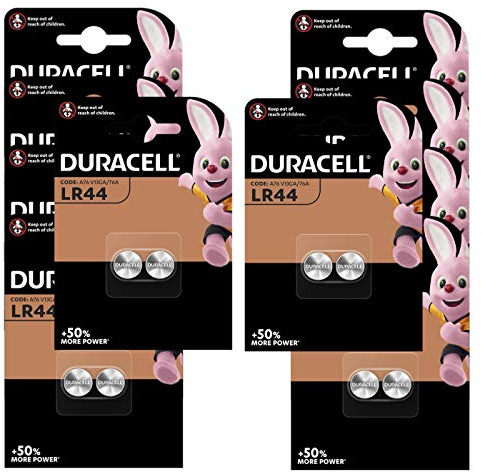 Duracell - batterie alcaline LR44 A76 da 1,5 V, confezione da 20 (etichetta in lingua italiana non garantita)