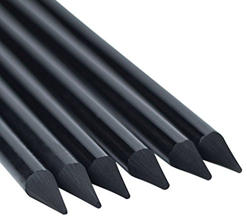 Professional Art Supplies Sketch Drawing Pencil Art Set Woodless Charcoal Pencils Black Soft Manga Sketching Shading Pencils for Artist Students Beginners