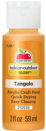 Apple Barrel Acrylic Paint, Orange, 2oz