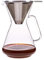 Trendglas Jena 123017 Coffee & More Kaffeebereiter Brasil I-S mit Edelstahlfilter, Fassungsvermögen 1,2 Liter