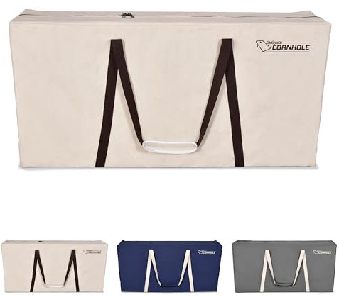 GoSports Unisex-Erwachsene Tragetaschen Pro Grade Canvas Cornhole Case | 100 x 600 cm, Natürlich, 4 x 2 ft