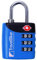 Travel Blue Candado TSA 3 Dial Combinacion - Candado Taquilla Gimnasio, Código Personalizable, Seguridad Mejorada, Aprobado por TSA y Travel Sentry, Fácil de Usar