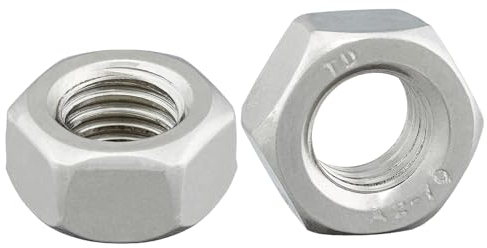 10 Stück Sechskantmutter DIN 934/ISO 4032, M5, Standard, 10 Stück, Edelstahl A2 V2A, Schraubenmutter, Edelstahlmutter, Sechskant-Mutter, V2A Mutter (M5, 10 Stück)