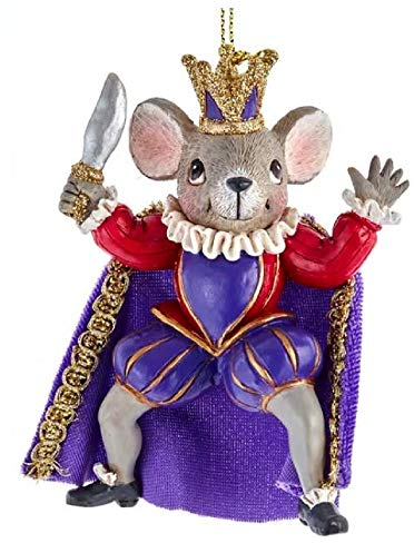 Kurt S. Adler Nutcracker Suite Mouse King Children's Christmas Tree Ornament E0422M