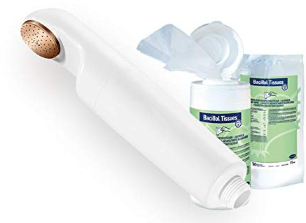 Sterile Wunddusche Woundlyser 2M, schmerzfreie Wundreinigung von offenen Beinen, chronischen und akuten Wunden, zertifiziertes Medizinprodukt von Aqua free