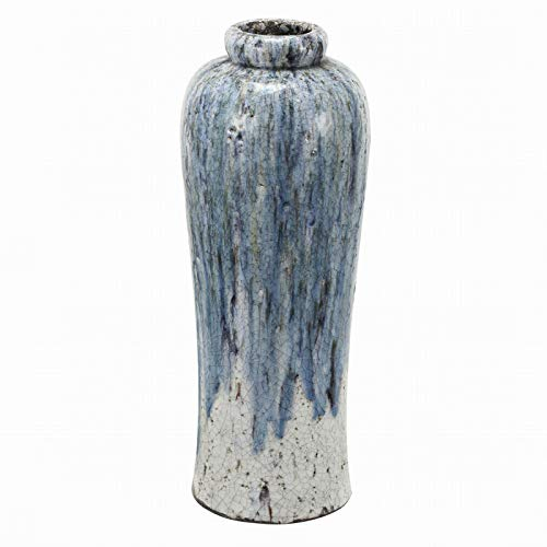 Vase en Terre Cuite émaillée 21x21x57cm
