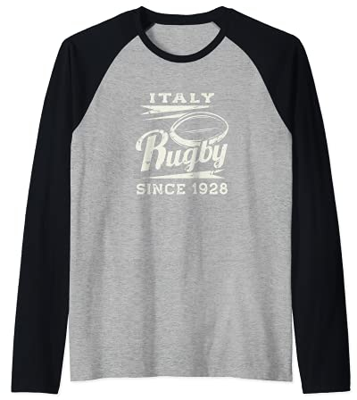 Vintage Italy Rugby Since 1928 Raglan