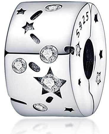 LONGLUCK925 Sterling Silber Charms für Armbänder und Halsketten Kopfhörer Musik Perlen Gold Gerbera Charms Sparkle