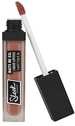 Sleek MakeUP Matte Me XXL Flüssiger Lippenstift, High Impact Color, Langlebig und Transfer Proof, Peaches n Cream, 5 ml