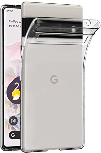 Verco Coque de protection pour Google Pixel 6 Pro - Transparent - Fine - Silicone transparent