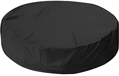 Bexdug Piscine Noire, Couverture pour Piscines À Cadre Rond, Empêche Les Insectes té Laisser des Débris - Incroyablement, Solidement Construit