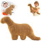 Dino-Nugget-Kissen, Chicken Nugget Kissen Stofftier, Dino Chicken Nugget Plüschtier, Dinosaurier Stofftier Plüschtiere Puppe, Kissen Geburtstagsgeschenke für Kinder Zimmerdekoration (Brontosaurus)