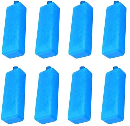 Ice Packs Freezer Blocks, 2/3/5/8 Pack 350ml Cooler Blocks for Lunch Boxes Cool Boxes Cooler Bags Air Conditioner Fan, Reusable Freezer Ice Packs, Cold Freezer Packs for Camping Picnic Travel Beach