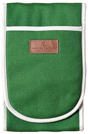 Samuel Lamont Ofenhandschuhe - Premium Hitzebeständige Canvas Ofenhandschuhe zum Backen und Kochen | Grün | One Size