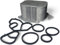 Radiateur d'huile avec Joints pour C2 C3 C4 C5 C-Elysse DS3 DS4 DS5 Jumpy Xsara Berlingo Scudo 107 206 207 208 307 308 407 508 1007 2008 Expert Partner 1.4 1.6 HDI 1103K2 1103N9 1145941