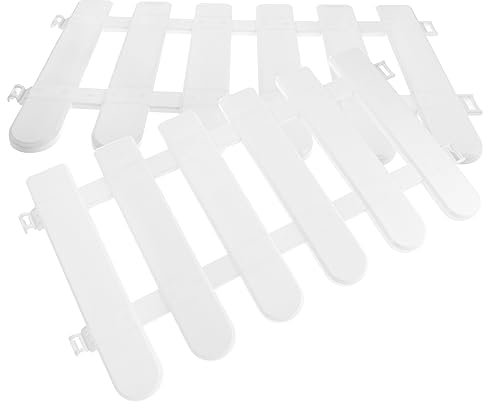 Kisangel Kunststoffzaun Für Garten Und Villenzaun Weiß Langlebig Und Praktisch Flexibel Für Gartengestaltung