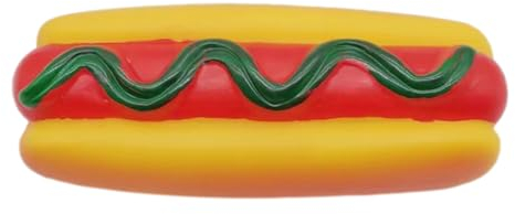 Kong Pour Chien Bissfestes Hot Dog Geformtes Gesangsspielzeug, Jouets Pour Chiens, Hundekauspielzeug, robustes Hundespielzeug, für kleine, mittelgroße und große Hunde