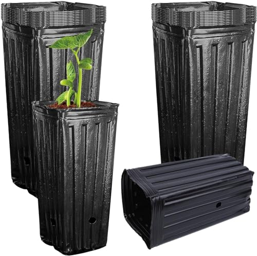 Generic Pot pour Semi_s, 20 Pièces Pot de Fleurs Plastique Plant_e Exterieur, Pot Rempotage, Godets pour Semi_s Tomates, 20x10cm