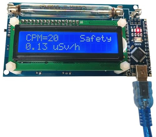 SMZhomeone Open Source Geigerzähler Kit Modul Zusammengebauter Open Source Geigerzähler Bausatz Kernstrahlungsdetektor Beta Gamma