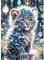 GDYEEH 5D Leopardenjunges Diamant Painting Pictures, DIY Blumen Diamant Art Painting Kits, Traumland Diamond Painting Set for Adults Anfänger, Mosaic Making, Diamond Painting for Home Decor 30x40cm