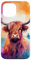 iPhone 13 Pro Max Highland Cow Watercolor Art Case