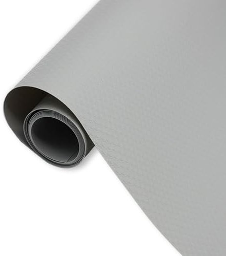 Irtyif Protector Cajones Cocina,Protector Armarios Cocina,Protector Cajones,Protector Encimera Cocina,Protector Cajon PláStico,30x500cm,para Estantes Armarios Cajones Nevera,Corte Libre,Gris