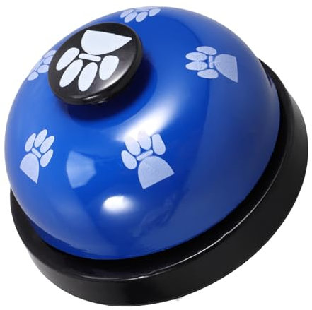 COSMEVIVI Summer-Taste Empfangsglocke Handpressglocken runder Summer Planke Massenwürfel Spiele Show Buzzer Spielzimmer Buzzer Klassenzimmer Summer Niedlicher Summer Kinder-Summer Eisen Blue