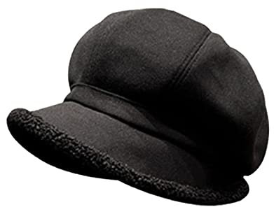 Herrenmütze, Wintermütze, gefüttert, weich, warm, Strickmütze, Skistrumpf mit Bündchen, echte Trappermütze, Bk1, Einheitsgröße