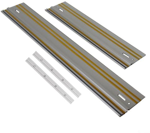 Saw Track Guide Rail Power Tools Circular Saw Track Aluminum Alloy Guide Rail Extruded Guided Rails Parts Router Rail Adapter for Circular Saw Track (Guide Rail Connector)