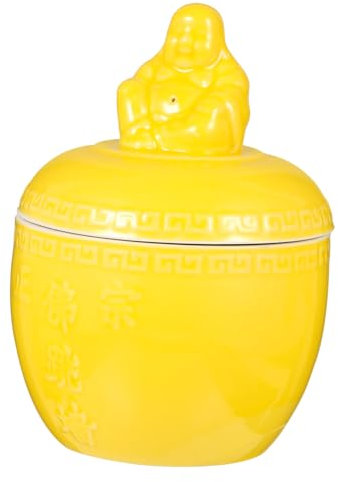 WATIIFUFU coccio pentola da minestra pentole per stufato spezzatino istantaneo casseruola Padella Antiaderente pentola Antiaderente Tazza di stufato in Ceramica Ciotola in Ceramica Yellow