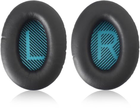 Almohadillas para Bose Auriculares,Cojines de Repuesto para Bose QuietComfort 15 QC15 QC25 QC2 QC35/Ae2 Ae2i Ae2w/SoundTrue & SoundLink Around-Ear & Around-Ear II
