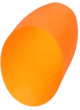 BESTYASH Plastik Lampenschirm Ersatz Schräger Lampenschirm Orange Dekorativ für Tisch und Stehlampen Installieren Geeignet für Schlafzimmer und Wohnzimmer