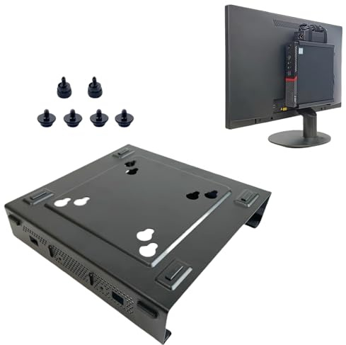 Mini PC Monitor Halterung VESA für Lenovo ThinkCentre M72E M73 M900 M710q M910q M910X M720q M920q M920X M730q M740q M930q M70q M80q M90q ThinkStation Pp 320 Stück 330 P340 P360 (Halterung)