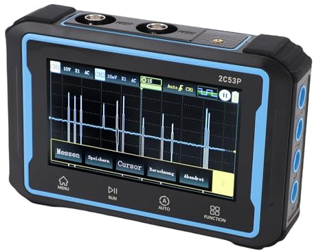 Aramox 2 Channels Oscilloscope Handheld Digital Automotive Tablet Multimeter and DDS Generator 50MHz Bandwidth for Engineers and Electronics Testing