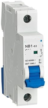 Disjoncteur électrique miniature NB1-63 1P C2 6kA(R) disjoncteur miniature