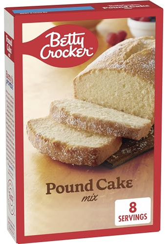 Betty Crocker Pound Cake Mix 453g (Pack of 3) | Versatile Base For Sweet Or Fruity Toppings, Top With Whipped Cream And Berries For A Classic Presentation