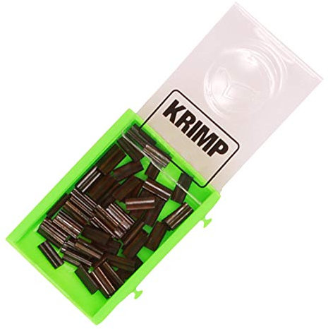 Korda Krimps 0.7mm, Double Barreled, Perfect for Stiff Materials Like Boom, Use with Krimp Tool, Three Versions Available
